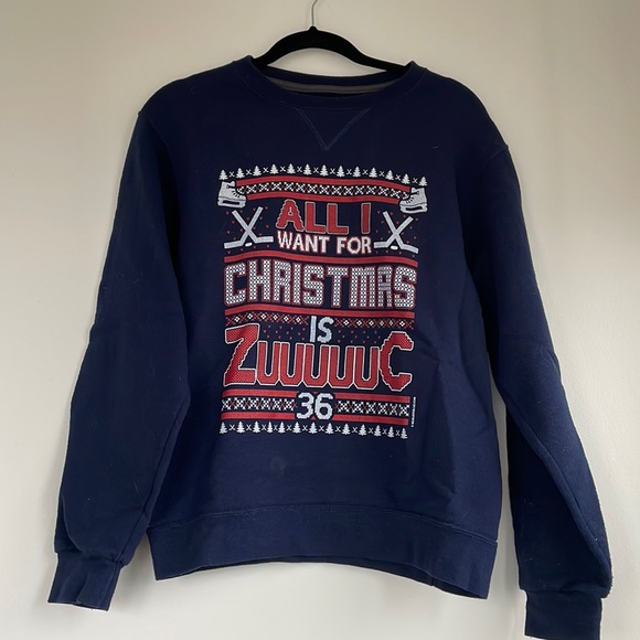New York Rangers Christmas Crew Neck - Picture 1 of 4